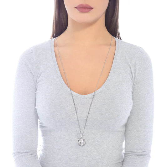 Collana Chiama Angeli In Argento e Zirconi