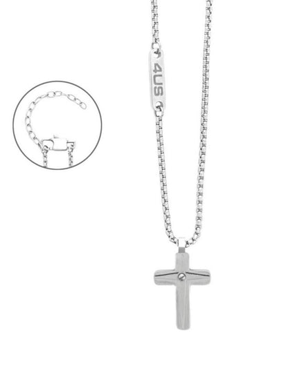 Collana Uomo 4US Cesare Paciotti Acciaio Croce