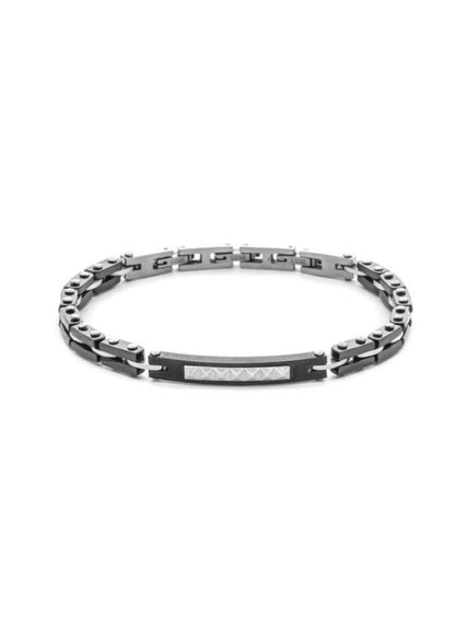 Bracciale Uomo 4US Cesare Paciotti Acciaio Targhetta