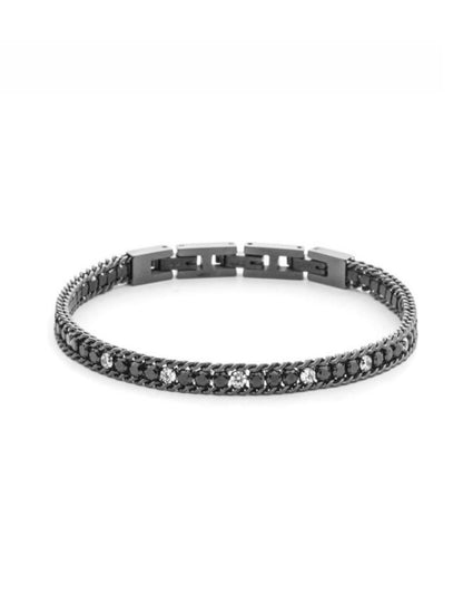 Bracciale Uomo 4US Cesare Paciotti Tennis Acciaio Zirconi