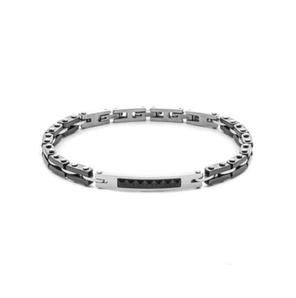 Bracciale Uomo 4US Cesare Paciotti Acciaio Targhetta