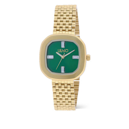 Orologio Liu Jo Donna Elison Verde al quarzo quadrante con cristalli bianchi