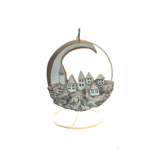 Decorazione Luna Con Paesaggio Ceramex Toupe