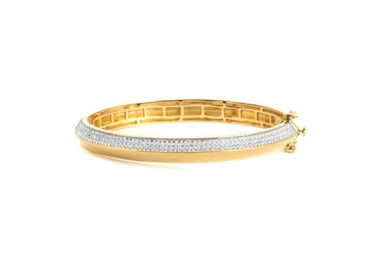 Bracciale Donna Ottone Oro Pvd Zirconi - 4Us Cesare Paciotti