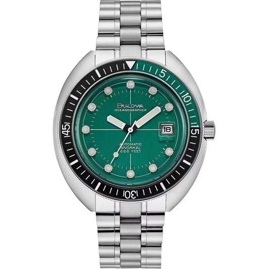 Orologio Uomo Bulova Oceanographer Devil Diver Verde