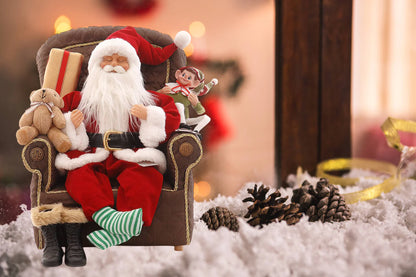 Babbo Natale Vetur Rosso 44,50 cm