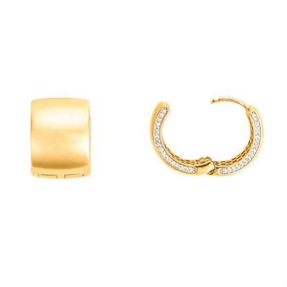 Orecchino Donna 4US Cesare Paciotti Ottone Oro Pvd Zirconi