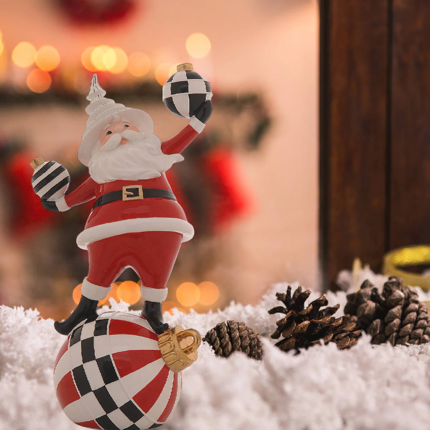 Babbo Natale Vetur Rosso 43 cm