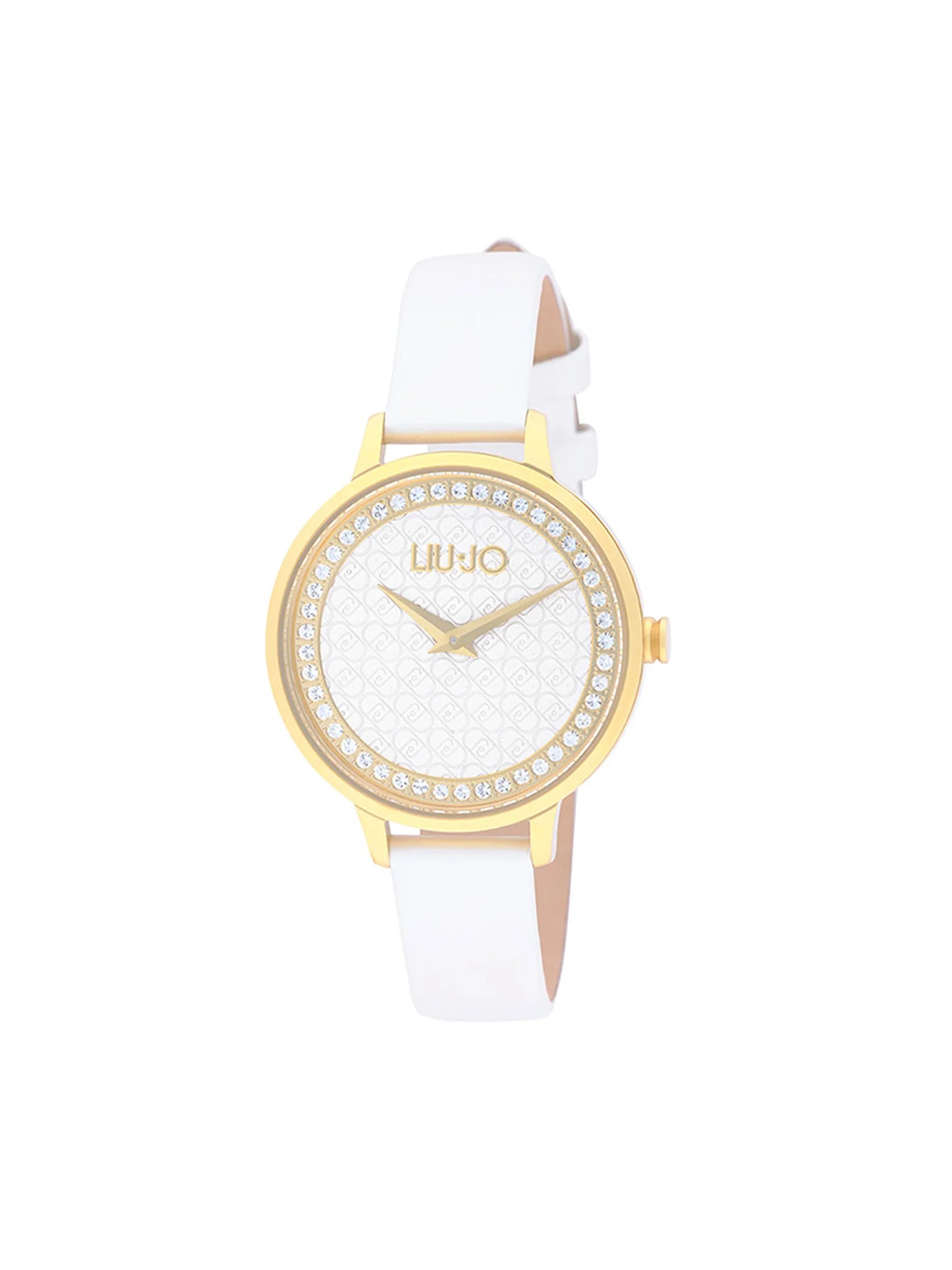 Orologio Liu Jo Donna Shine Gold Cinturino Pelle Bianco
