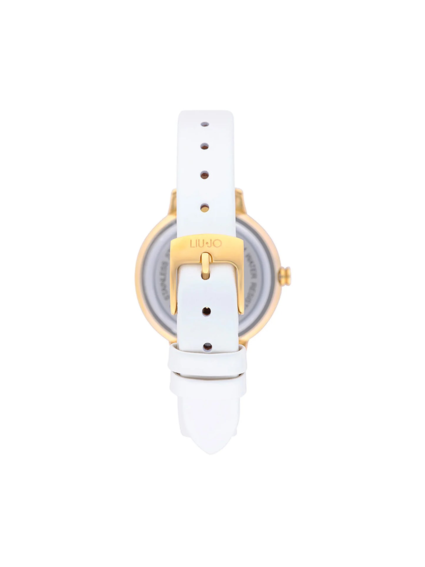 Orologio Liu Jo Donna Shine Gold Cinturino Pelle Bianco