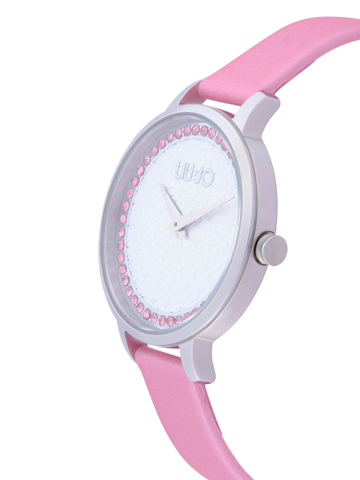 Orologio Liu Jo Donna Shine Silver Cinturino Pelle Rosa
