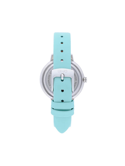 Orologio Liu Jo Donna Shine Silver Cinturino Pelle Verde