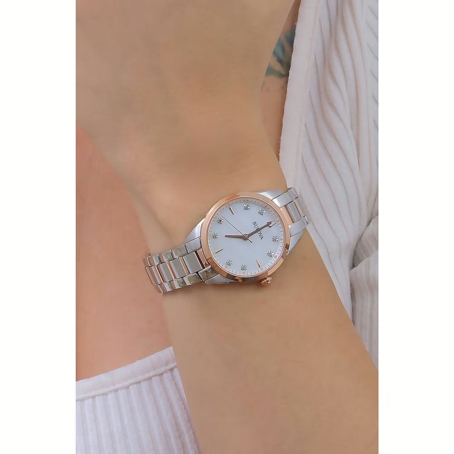 Orologio Al Quarzo Bulova Donna Diamonds