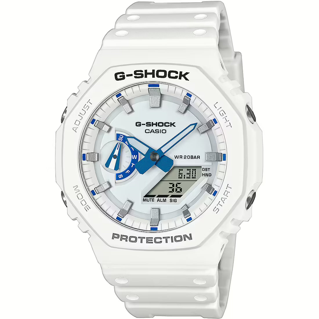 Orologio G-Shock Bianco Multifunzione Uomo